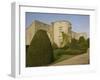 Chirk Castle, With Topiary, Wrexham, on the Border Between England and Wales, Wales, Uk-Rolf Richardson-Framed Photographic Print