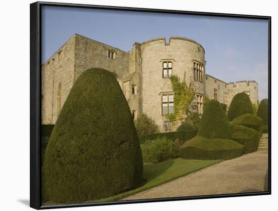 Chirk Castle, With Topiary, Wrexham, on the Border Between England and Wales, Wales, Uk-Rolf Richardson-Framed Photographic Print