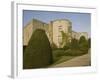 Chirk Castle, With Topiary, Wrexham, on the Border Between England and Wales, Wales, Uk-Rolf Richardson-Framed Photographic Print