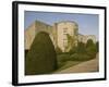 Chirk Castle, With Topiary, Wrexham, on the Border Between England and Wales, Wales, Uk-Rolf Richardson-Framed Photographic Print