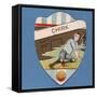 Chirk Take it Easy', Baines' Card in the Shape of a Shield-null-Framed Stretched Canvas