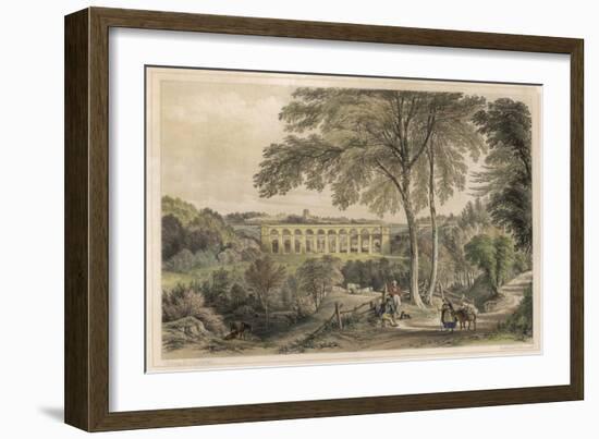 Chirk Viaduct-null-Framed Art Print