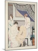 Chiropractic Adjustment, Illustration from 'The Works of Hippocrates', 1934 (Colour Litho)-Joseph Kuhn-Regnier-Mounted Giclee Print