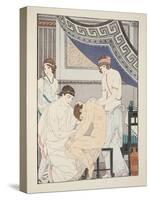 Chiropractic Adjustment, Illustration from 'The Works of Hippocrates', 1934 (Colour Litho)-Joseph Kuhn-Regnier-Stretched Canvas