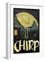 Chirp Poster-Tim Nyberg-Framed Giclee Print