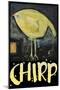 Chirp Poster-Tim Nyberg-Mounted Giclee Print