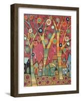 Chirpy Village 1-Karla Gerard-Framed Giclee Print