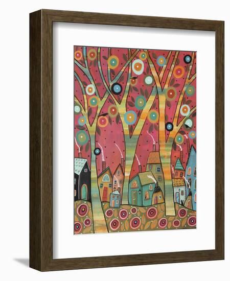 Chirpy Village 1-Karla Gerard-Framed Giclee Print