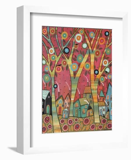 Chirpy Village 1-Karla Gerard-Framed Giclee Print