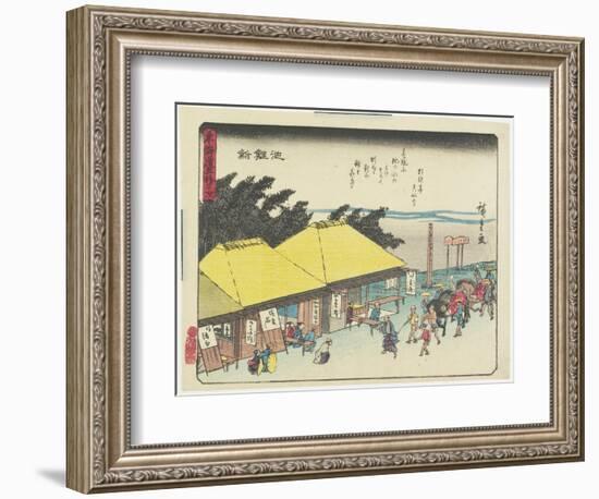Chiryu, 1837-1844-Utagawa Hiroshige-Framed Giclee Print