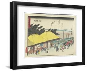 Chiryu, 1837-1844-Utagawa Hiroshige-Framed Giclee Print