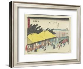 Chiryu, 1837-1844-Utagawa Hiroshige-Framed Giclee Print