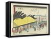 Chiryu, 1837-1844-Utagawa Hiroshige-Framed Stretched Canvas