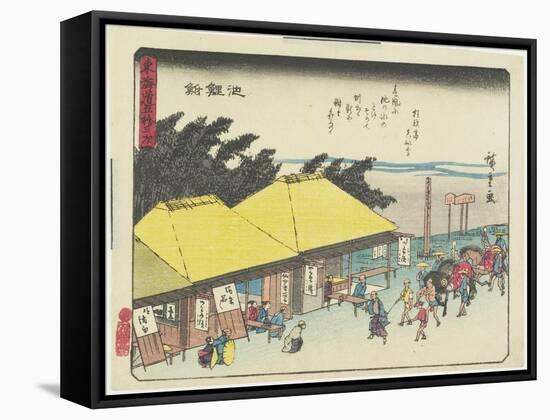 Chiryu, 1837-1844-Utagawa Hiroshige-Framed Stretched Canvas