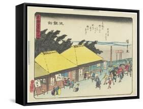 Chiryu, 1837-1844-Utagawa Hiroshige-Framed Stretched Canvas