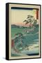 Chiryu-Ando Hiroshige-Framed Stretched Canvas