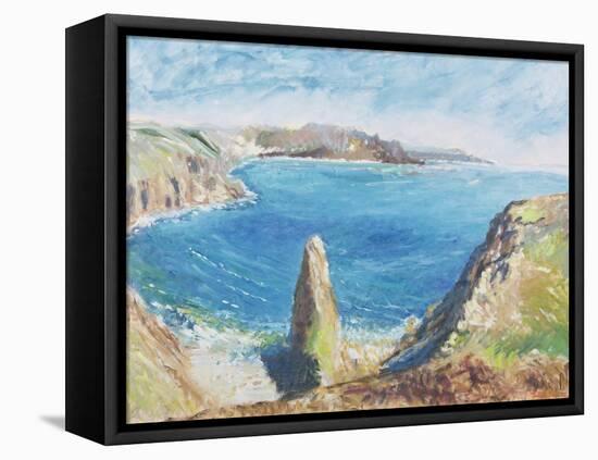 Chisel Rock Bay, 1997-Patricia Espir-Framed Stretched Canvas