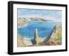 Chisel Rock Bay, 1997-Patricia Espir-Framed Giclee Print