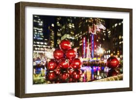 Chistmas Balls - In the Style of Oil Painting-Philippe Hugonnard-Framed Giclee Print