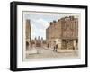 Chiswell Street with Entrance to the Royal Artillery Company's Ground, Finsbury, London, 1880-null-Framed Giclee Print