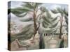 Chiswick House; Cedarssphinxes-Mary Kuper-Stretched Canvas