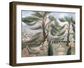 Chiswick House; Cedarssphinxes-Mary Kuper-Framed Giclee Print