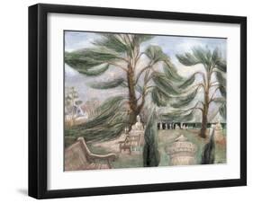 Chiswick House; Cedarssphinxes-Mary Kuper-Framed Giclee Print