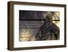 Chiswick House, Chiswick, London. Detail of Rusticated Wall and Male Statue-Richard Bryant-Framed Photographic Print