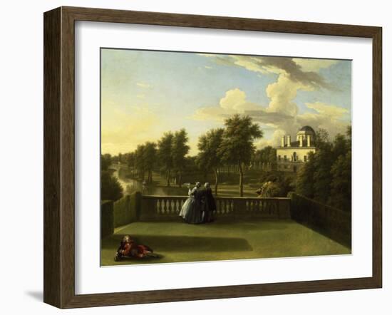 Chiswick House, Middlesex, 1741-William Hogarth-Framed Giclee Print