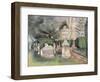 Chiswick House: Statues-Mary Kuper-Framed Giclee Print