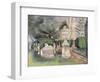 Chiswick House: Statues-Mary Kuper-Framed Giclee Print