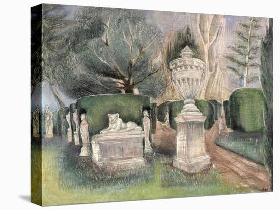 Chiswick House: Statues-Mary Kuper-Stretched Canvas