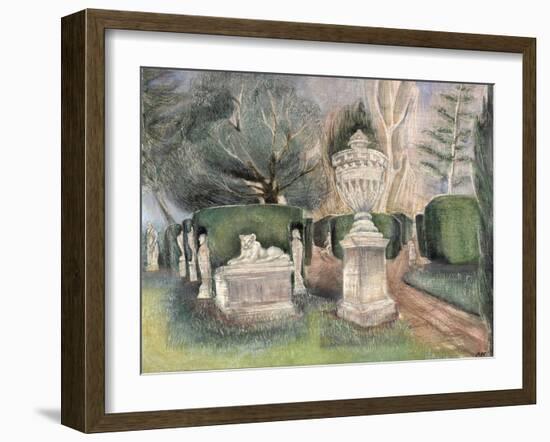 Chiswick House: Statues-Mary Kuper-Framed Giclee Print