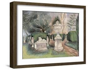 Chiswick House: Statues-Mary Kuper-Framed Giclee Print