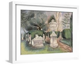 Chiswick House: Statues-Mary Kuper-Framed Giclee Print