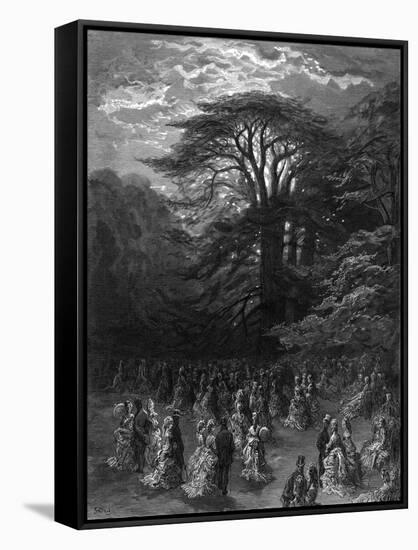 Chiswick House-Gustave Doré-Framed Stretched Canvas