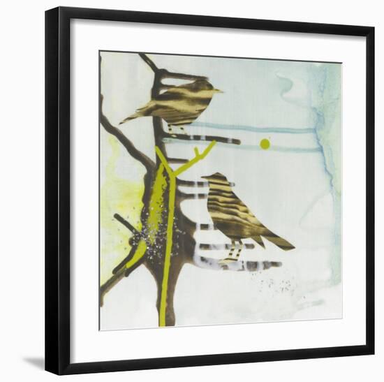 Chit, Chat, Chirp-Gina Miller-Framed Art Print