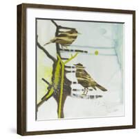 Chit, Chat, Chirp-Gina Miller-Framed Art Print