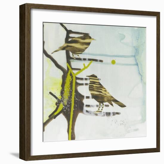 Chit, Chat, Chirp-Gina Miller-Framed Art Print