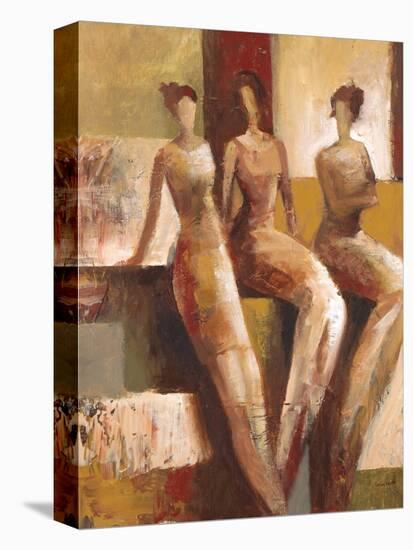 Chit Chat-Marc Taylor-Stretched Canvas