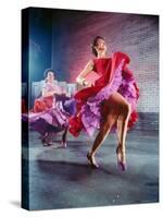 Chita Rivera and Liane Plane Dancing in a Scene from the Broadway Production of West Side Story-Hank Walker-Stretched Canvas