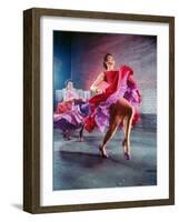 Chita Rivera and Liane Plane Dancing in a Scene from the Broadway Production of West Side Story-Hank Walker-Framed Premium Photographic Print