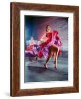 Chita Rivera and Liane Plane Dancing in a Scene from the Broadway Production of West Side Story-Hank Walker-Framed Premium Photographic Print