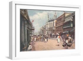 Chitpore Road, Calcutta, India-null-Framed Premium Giclee Print