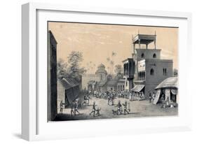 Chittapore Road, Calcutta, 1847-B Clayton-Framed Giclee Print