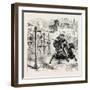 Chivalric Games Tilting at the Ring-null-Framed Giclee Print