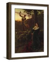 Chivalry, 1885-Frank Dicksee-Framed Giclee Print