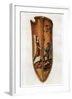 Chivalry and Courtly Love: Flemish Parade Shield, C1400-null-Framed Giclee Print