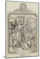 Chivalry of the Time of Henry V-Daniel Maclise-Mounted Giclee Print