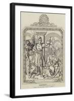 Chivalry of the Time of Henry V-Daniel Maclise-Framed Giclee Print